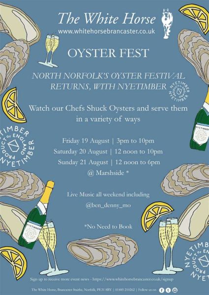 Brancaster Oysterfest festival Norfolk 2023