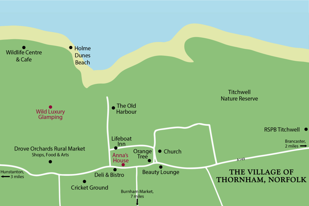 Drove Orchards Rural Map Thornham Norfolk 2023